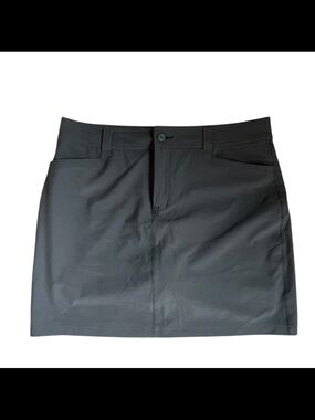 Eddie Bauer Grey Mini Lightweight Skort Sz 12 Like New
